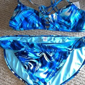 Plus size Peyton@Parker 2ps swimwear xxL